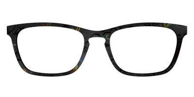 The Black Holographic Scrolls - Front Top Thumbnail - Pair Eyewear