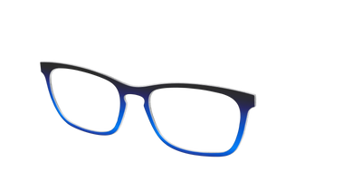 The Black to Blueberry Gradient - Angle Top Thumbnail - Pair Eyewear