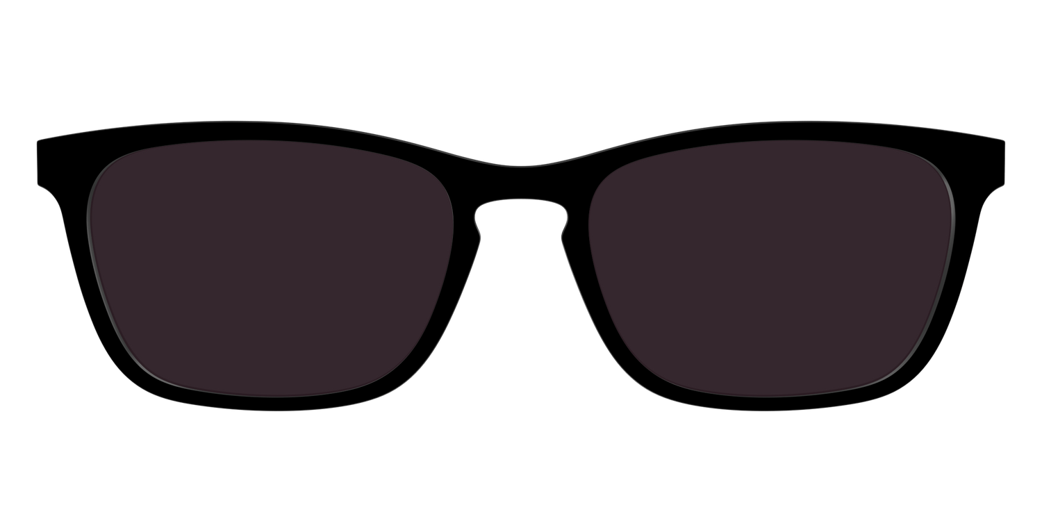 The Black with Urban Explorer Lens - Front Top Image - Pair Eyewear
