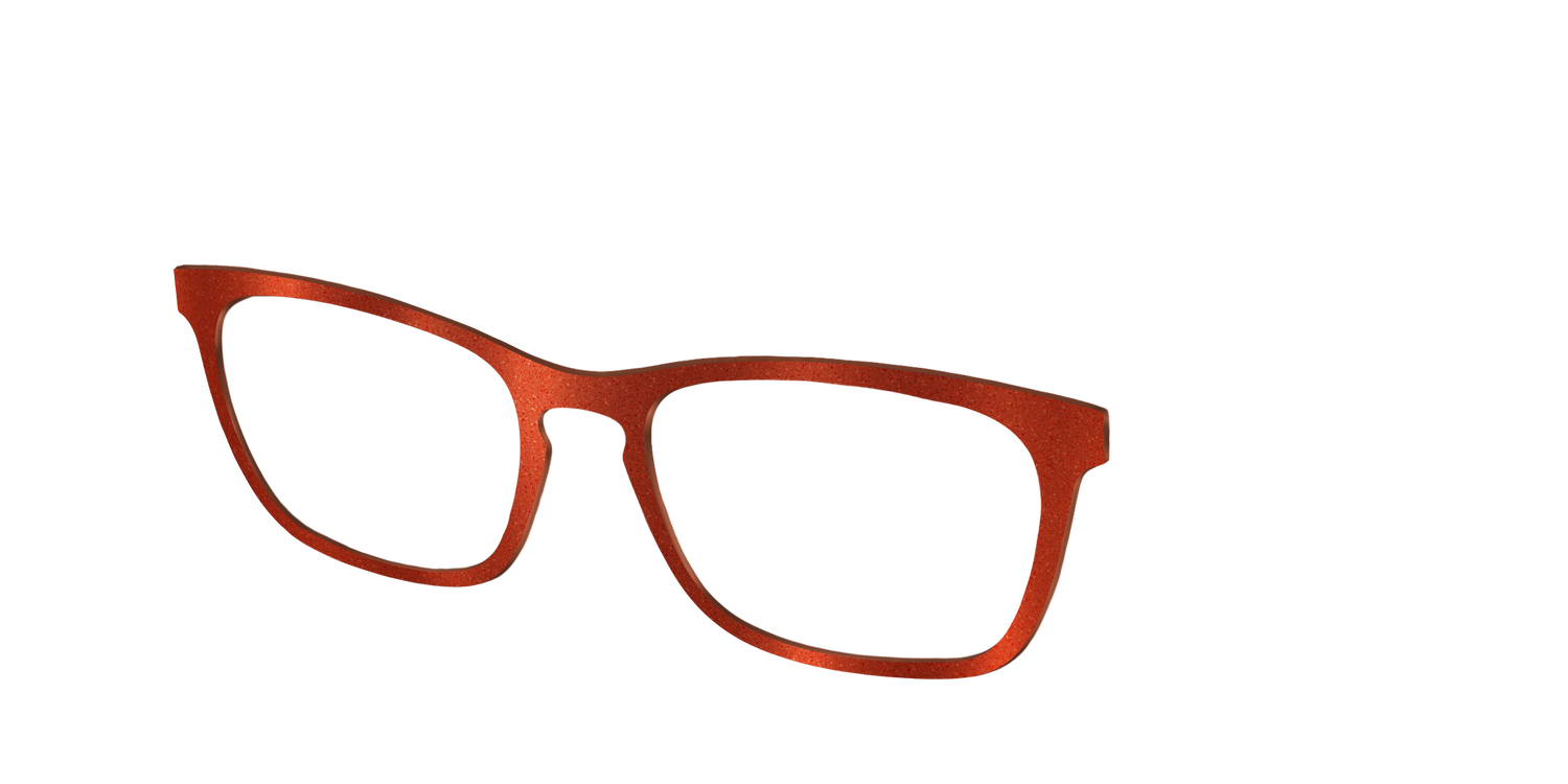 The Burnt Orange Shimmer - Angle Top Image - Pair Eyewear