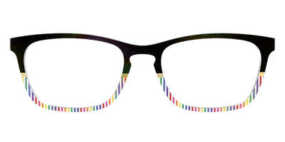 The Chic Pride Stripes Crystal with Gold Foil - Front Top Thumbnail - Pair Eyewear