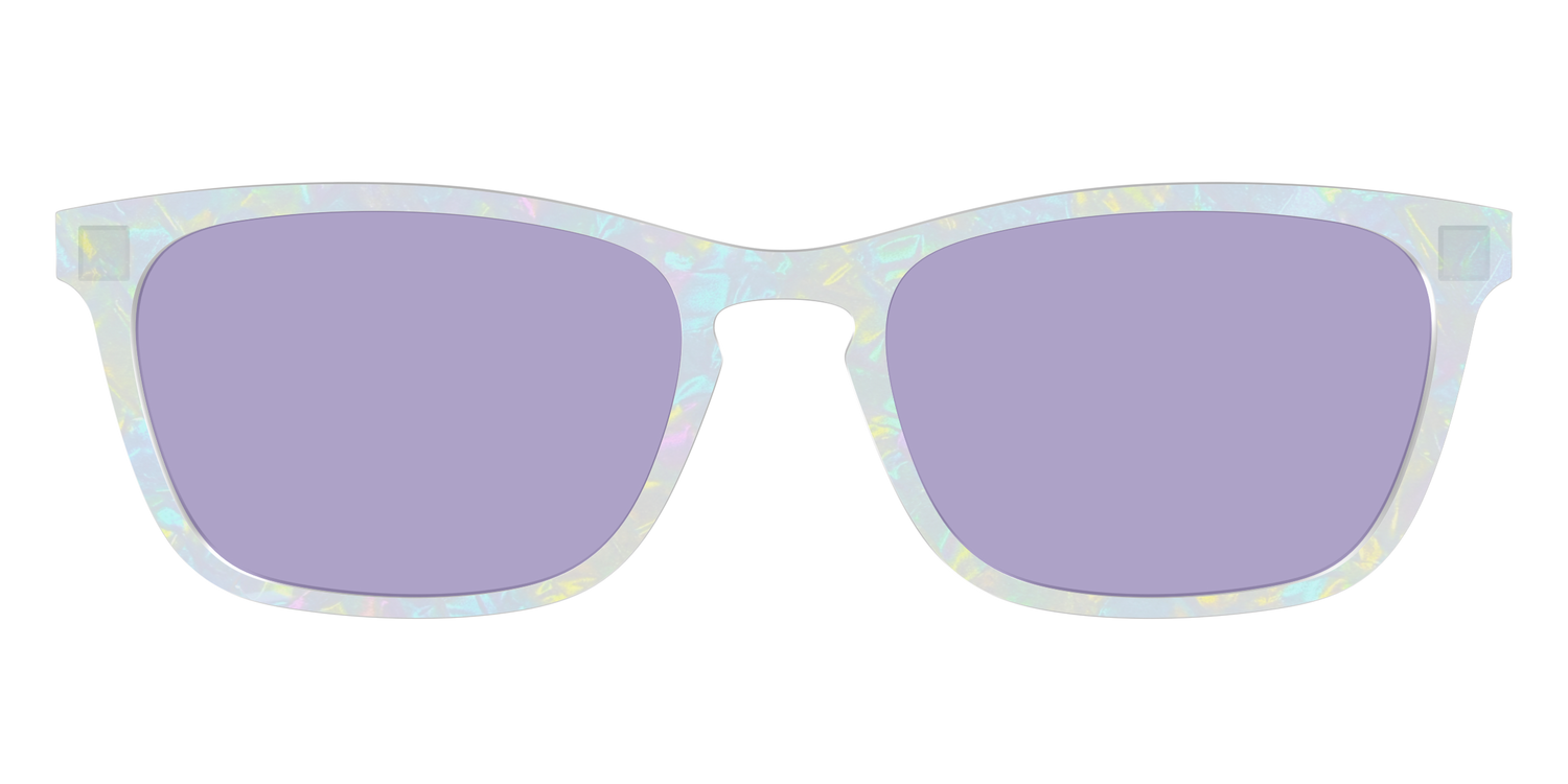 The Dazzling Opal with Celestial Purple Lens - Front Top Image - Pair Eyewear