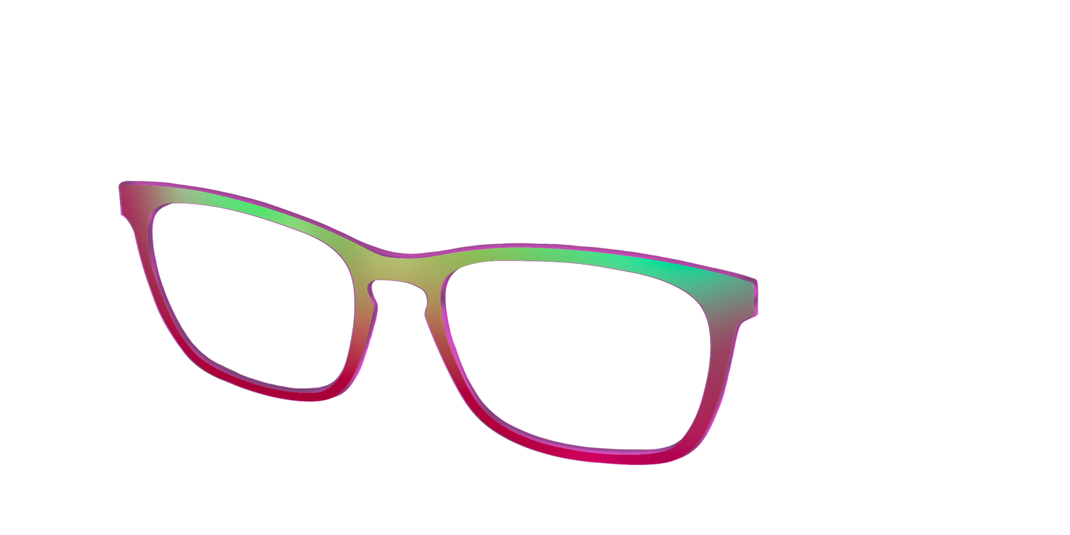 The Guava Ombre - Angle Top Image - Pair Eyewear