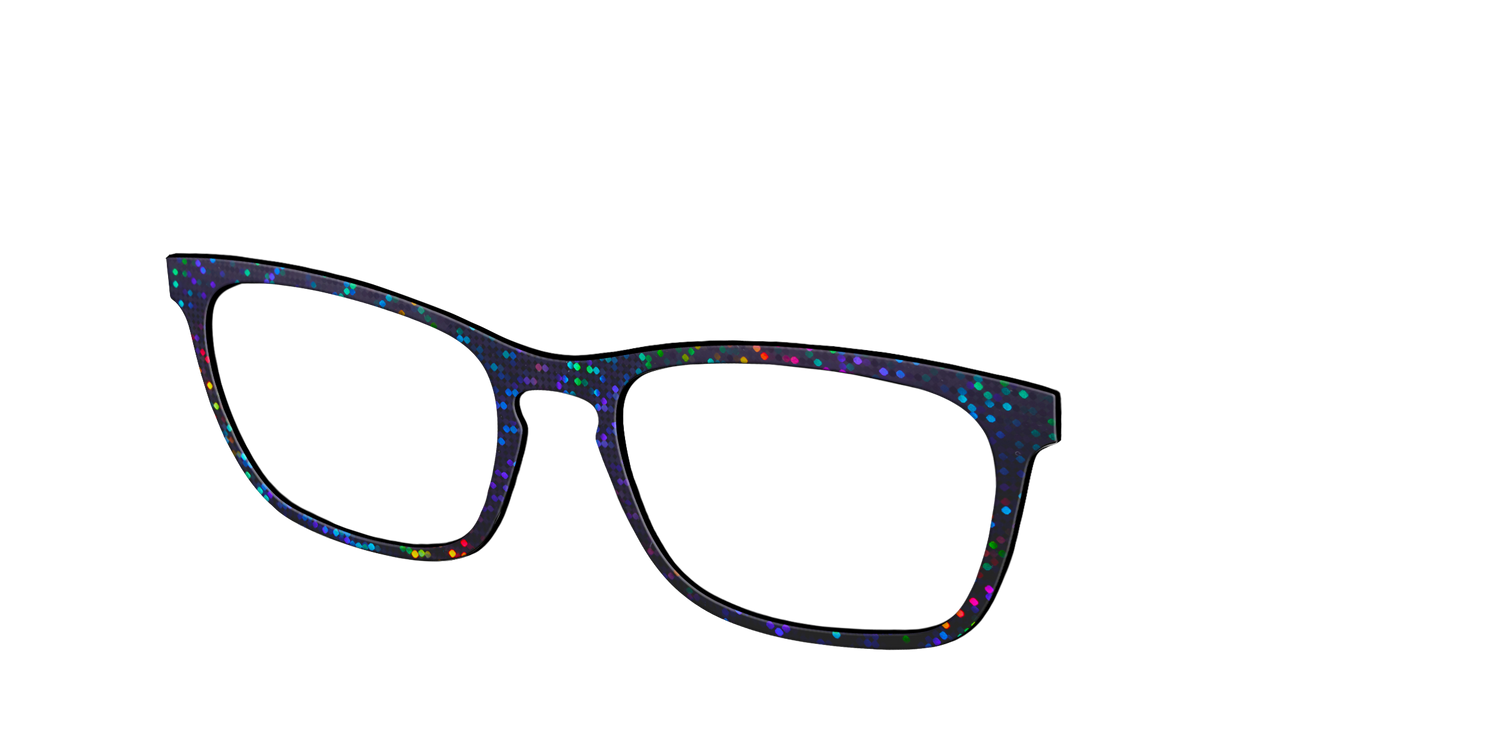 The Holographic Dots - Angle Top Image - Pair Eyewear