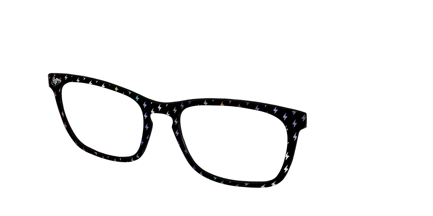 The Holographic Lightning Bolts - Angle Top Image - Pair Eyewear