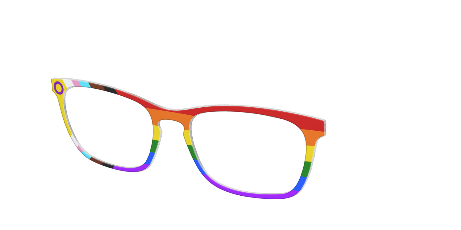 The Intersex Inclusive Pride Flag - Angle Top Image - Pair Eyewear