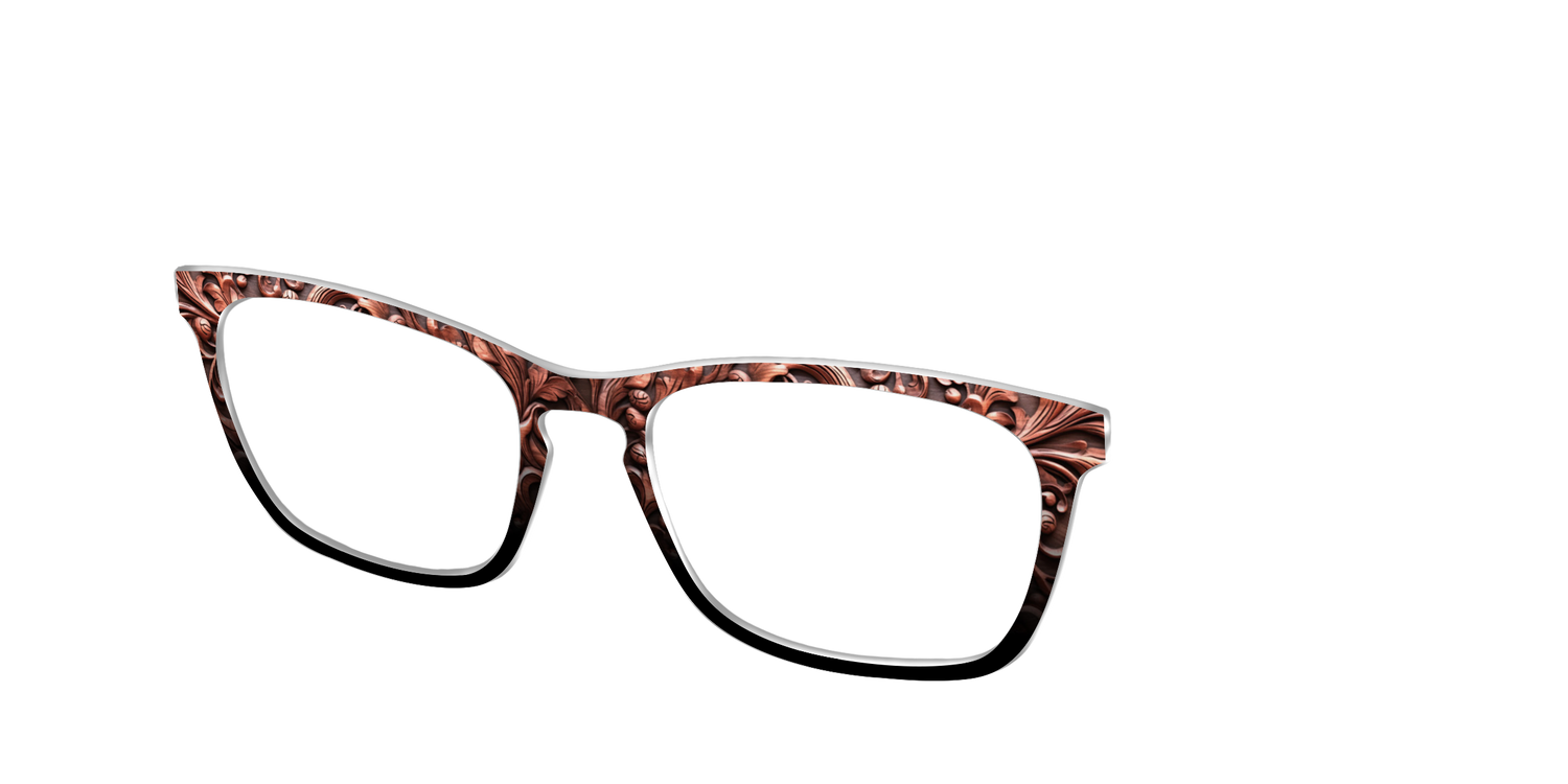 The Intricate Wood Carvings - Angle Top Image - Pair Eyewear