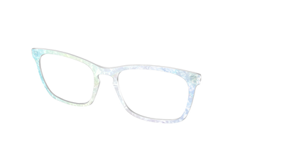 The Iridescent Pearl Marble Crystal - Angle Top Thumbnail - Pair Eyewear