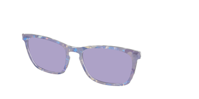 The Lavender Pearl Tort With Celestial Purple Lens - Angle Top Thumbnail - Pair Eyewear