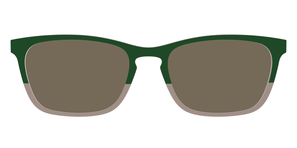 The Polarized Cedar & Sap Crystal Split Sun Top - Front Top Image - Pair Eyewear