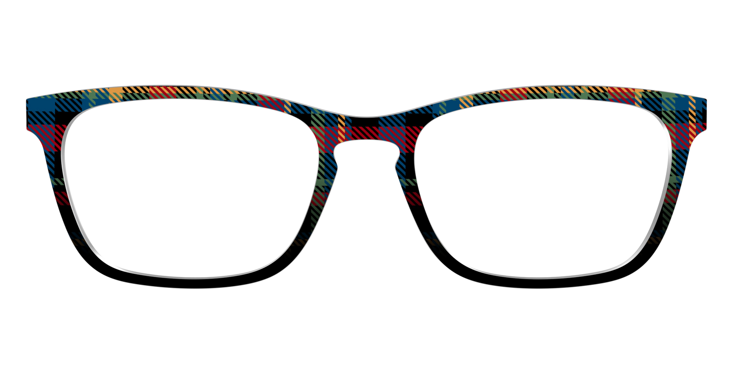 The Principal Plaid - Front Top Image - Pair Eyewear