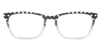 The Rainbow Foil Hearts Gradient Crystal - Front Top Thumbnail - Pair Eyewear