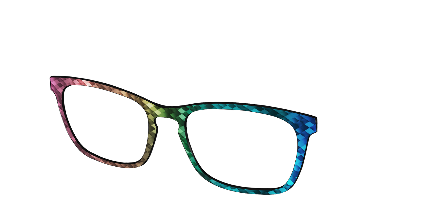 The Rainbow Prism - Angle Top Image - Pair Eyewear