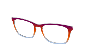 The Raspberry to Periwinkle Gradient - Angle Top Thumbnail - Pair Eyewear