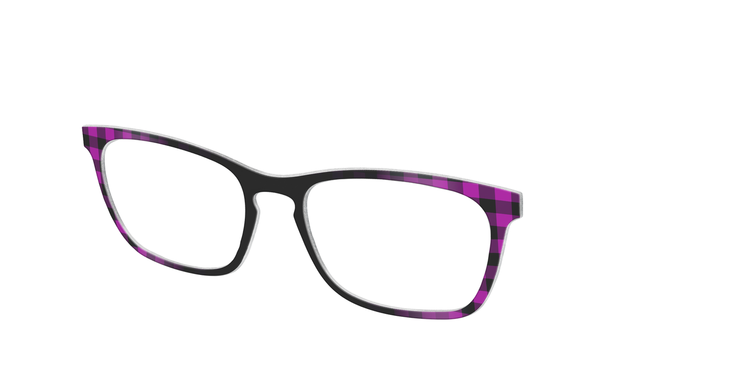 The Reimagined Plaid - Angle Top Image - Pair Eyewear