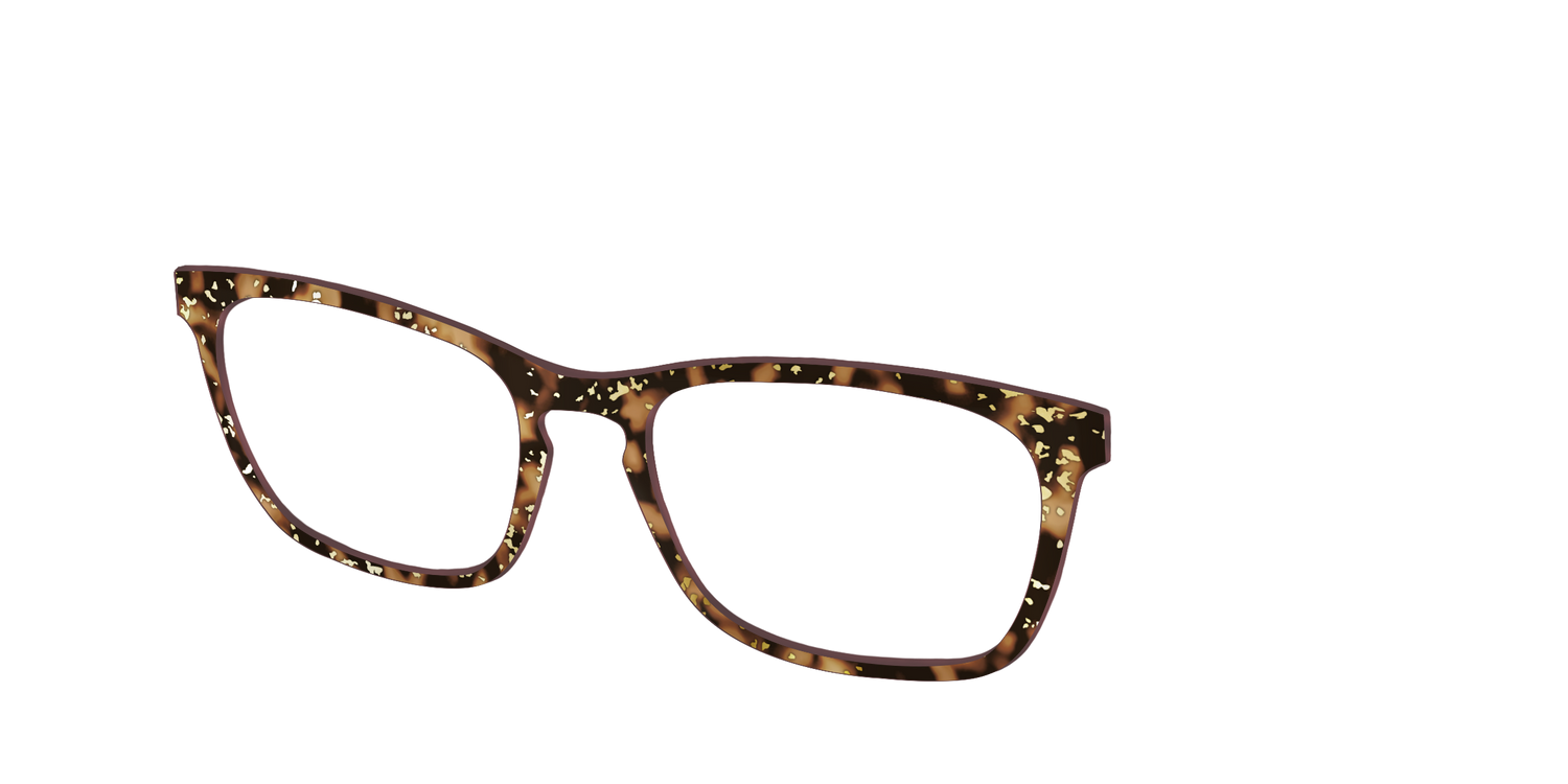 The Sandalwood Tortoise with Gold Foil - Angle Top Image - Pair Eyewear