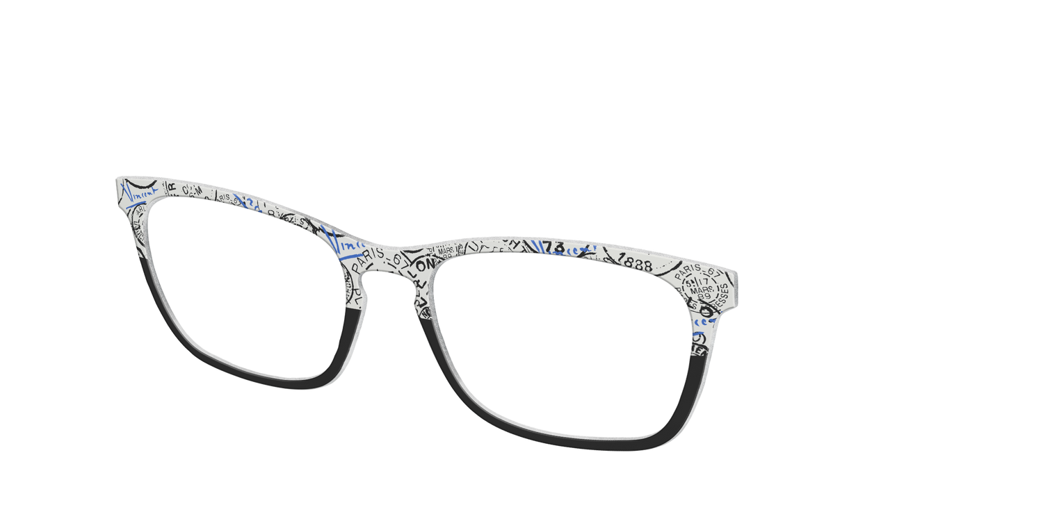 The Stamps Split - Angle Top Image - Pair Eyewear
