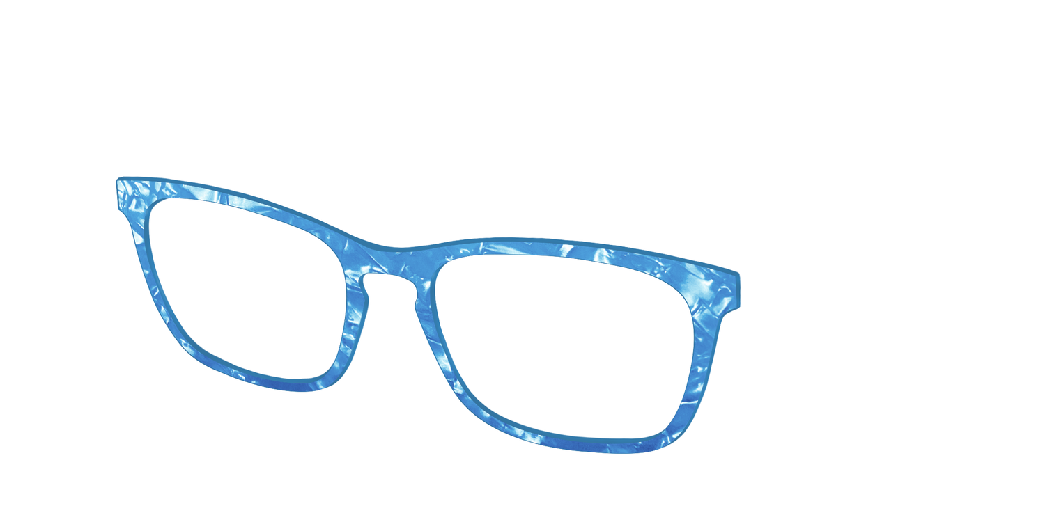 The Topaz Pearl Marble - Angle Top Image - Pair Eyewear