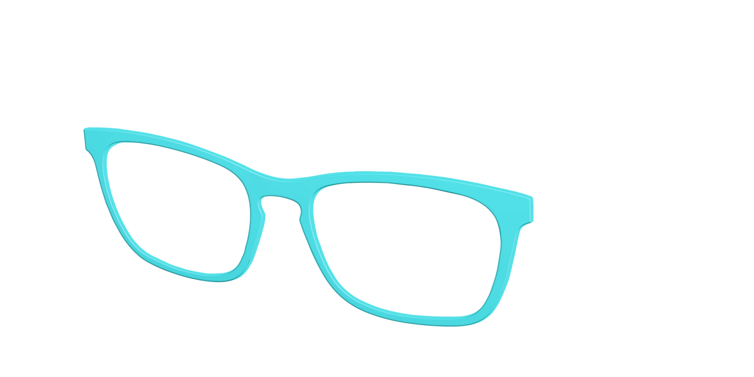 The Turquoise - Angle Top Image - Pair Eyewear