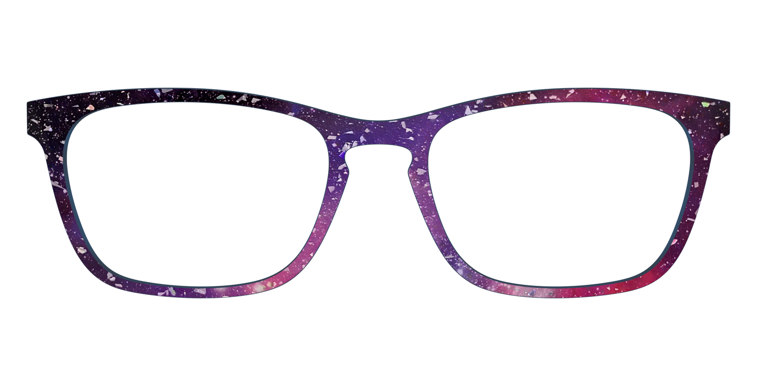 The Twilight Sky with Holographic Glitter - Front Top Image - Pair Eyewear