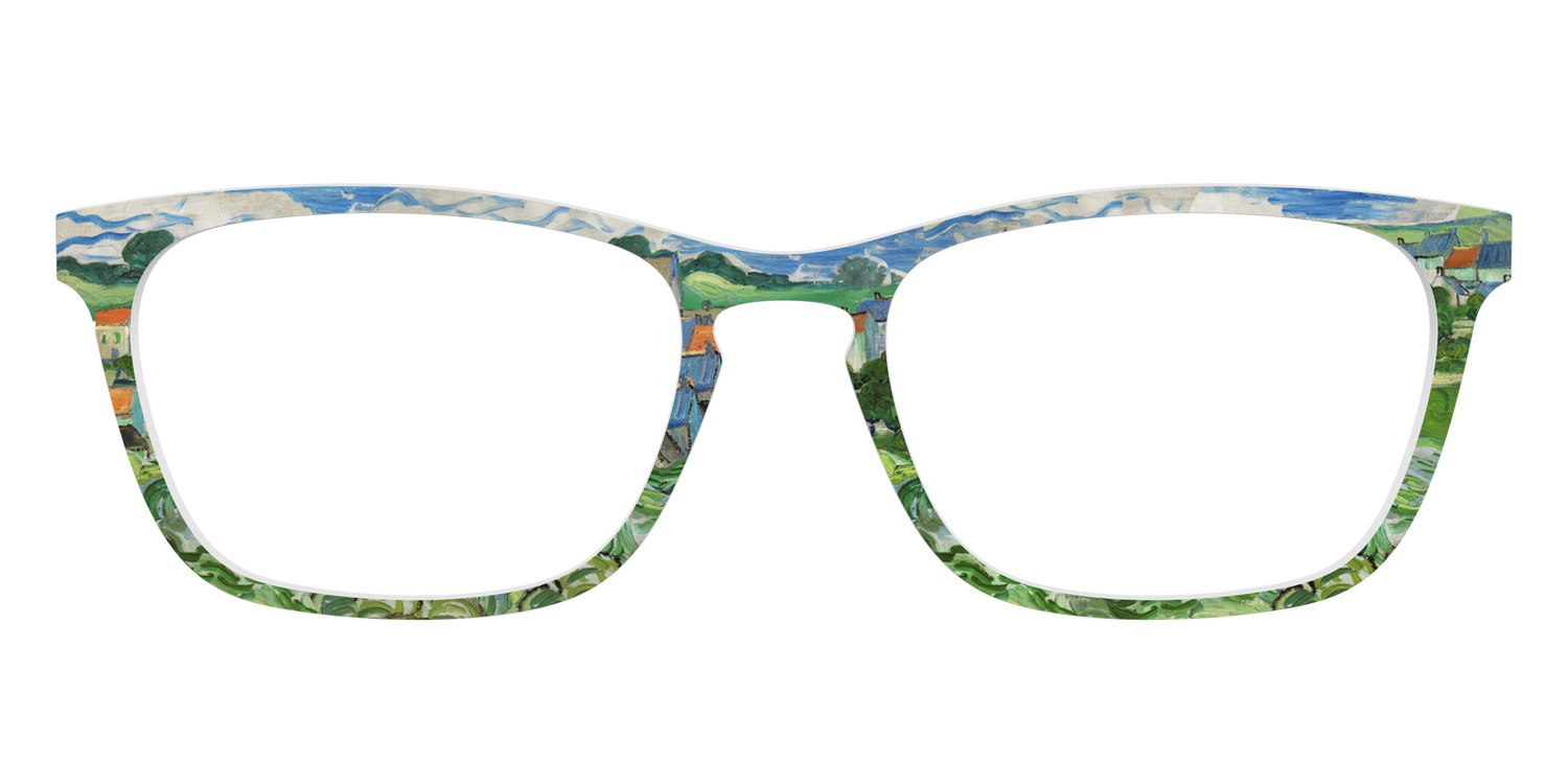 The View of Auvers-Sur-Oise - Front Top Image - Pair Eyewear