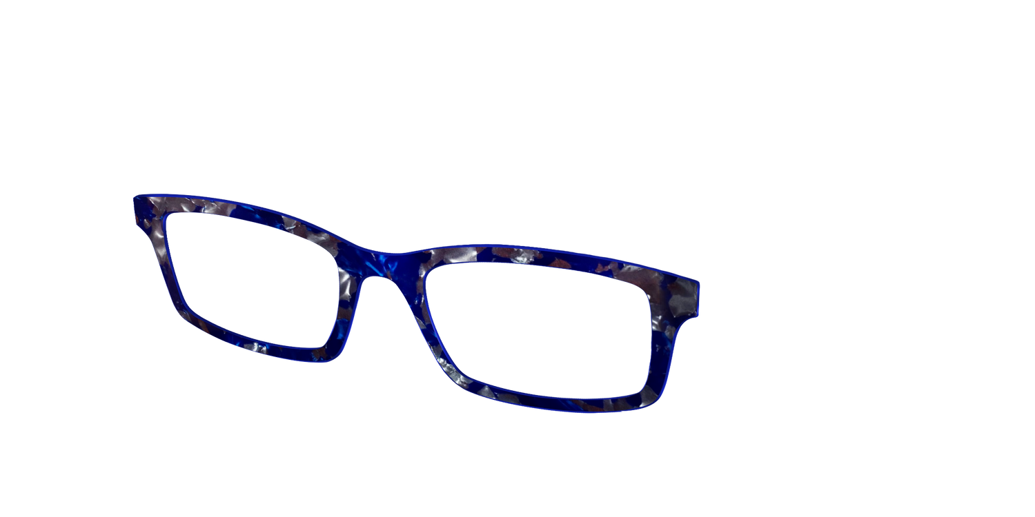 The Admiral Blue Pearl Tortoise - Angle Top Image - Pair Eyewear