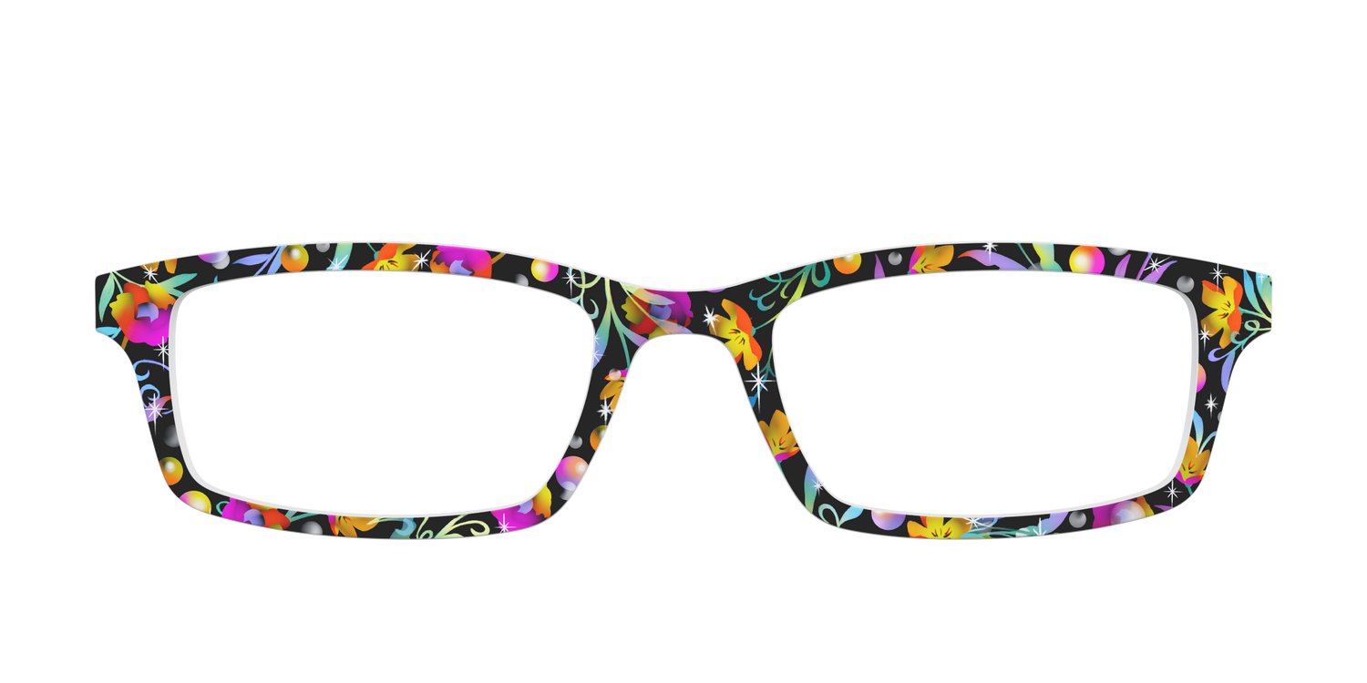 The Airbrushed Floral - Front Top Image - Pair Eyewear