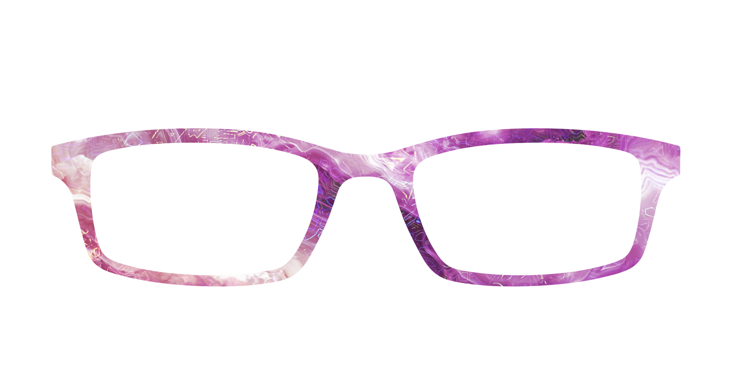 The Amethyst Geode - Front Top Image - Pair Eyewear