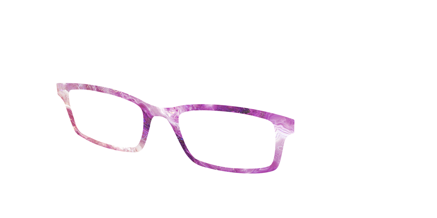 The Amethyst Geode - Angle Top Image - Pair Eyewear