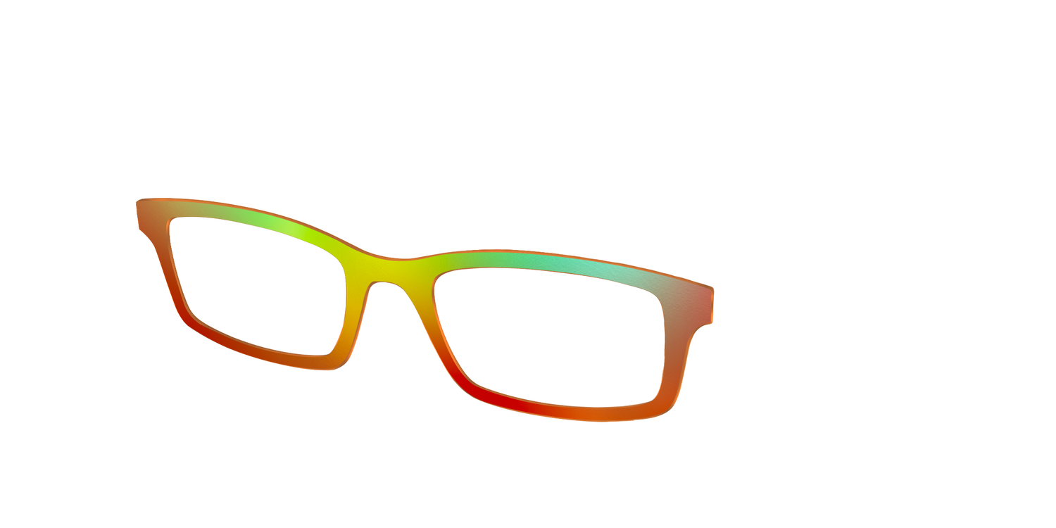 The Apricot Ombre - Angle Top Image - Pair Eyewear