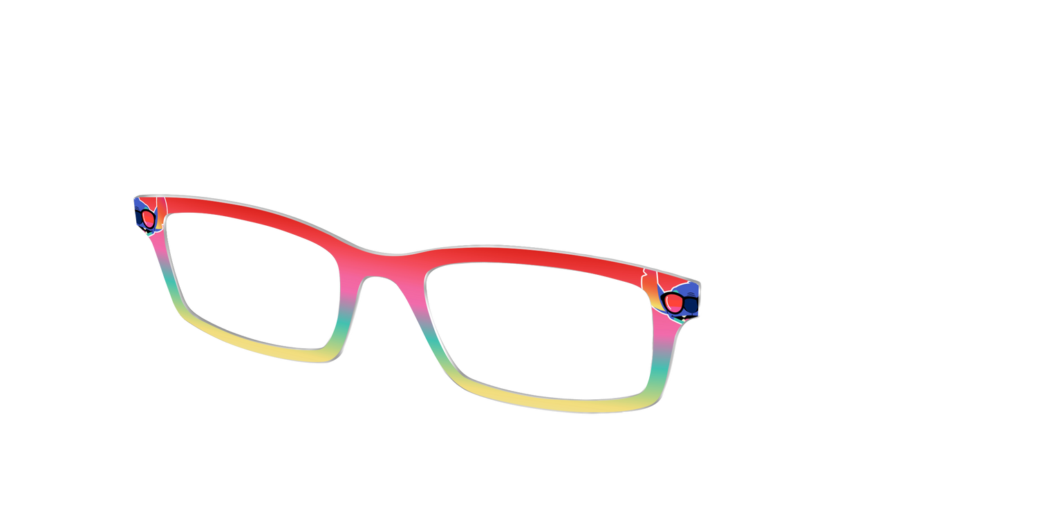 Beach Dreamin' Gradient - Angle Top Image - Pair Eyewear