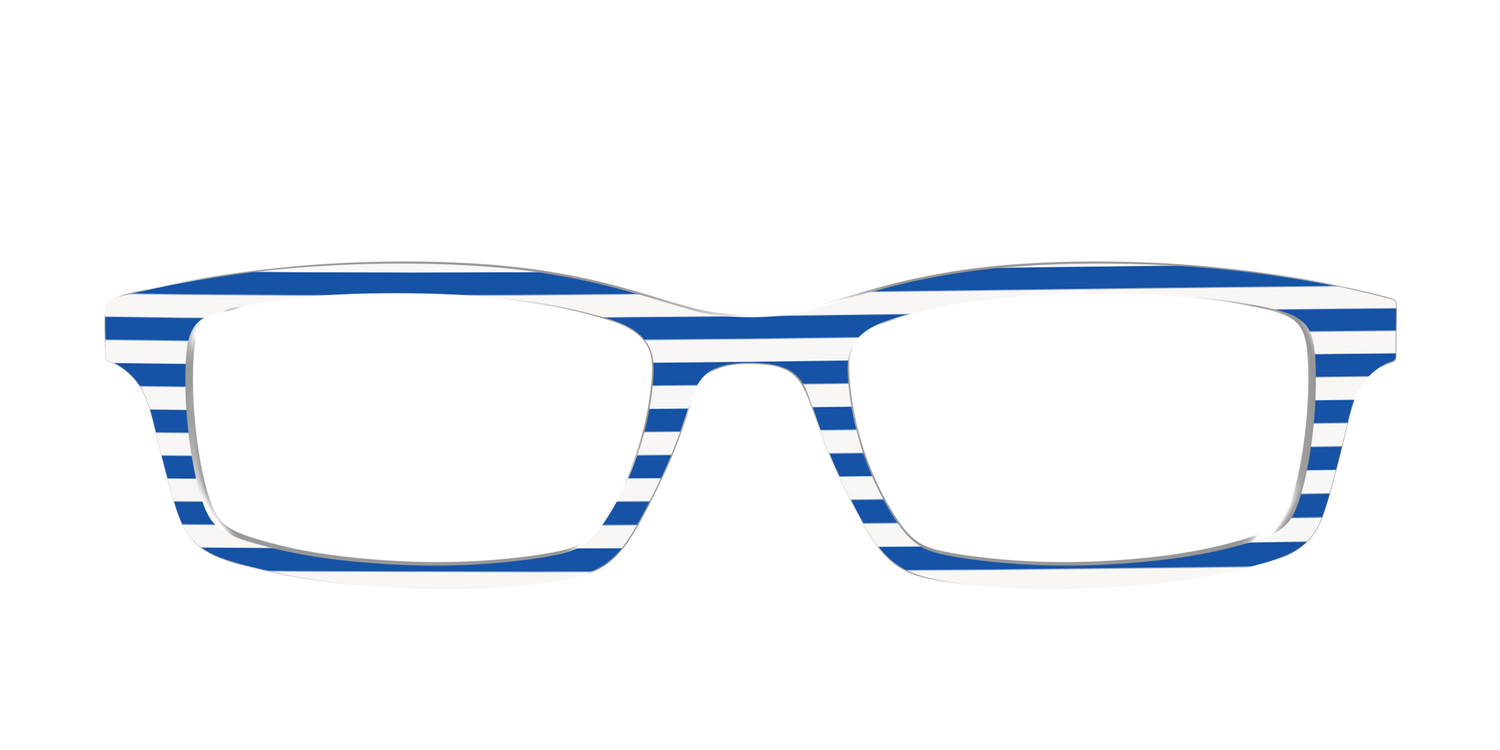 The Beach Umbrella Stripes - Front Top Image - Pair Eyewear