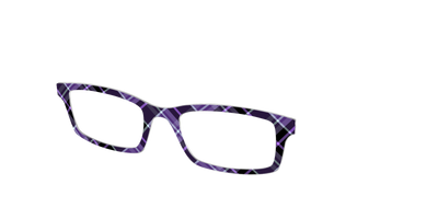 The Blackberry Plaid - Angle Top Thumbnail - Pair Eyewear