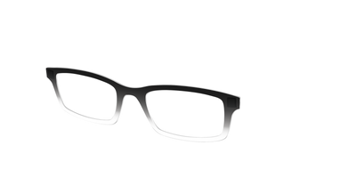 The Black Gradient Crystal - Angle Top Thumbnail - Pair Eyewear