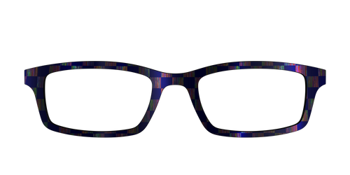 The Black Holographic Check - Pair Eyewear