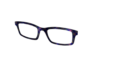 The Black Holographic Check - Angle Top Thumbnail - Pair Eyewear