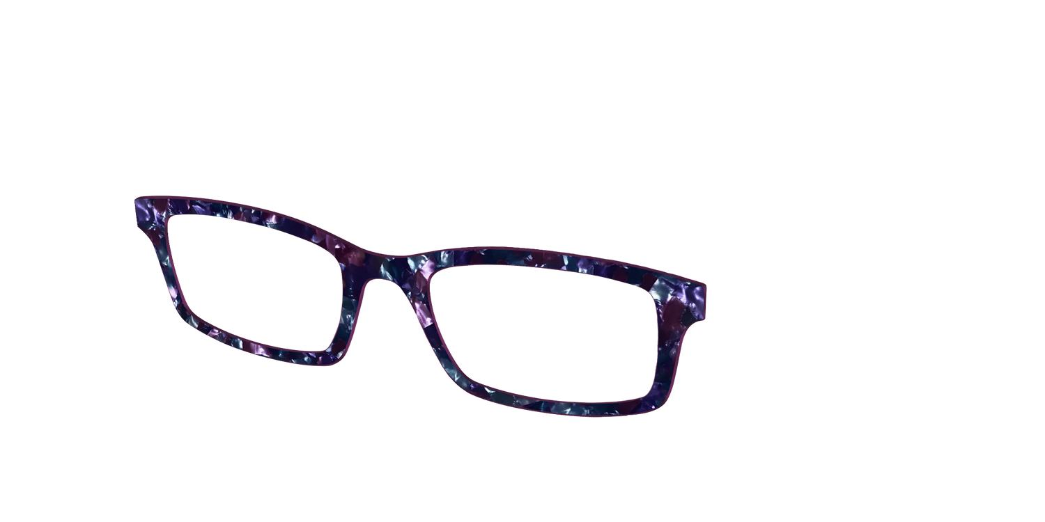 The Black Opal Pearl Tortoise - Angle Top Image - Pair Eyewear