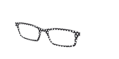 The Black Polka Dots - Angle Top Thumbnail - Pair Eyewear
