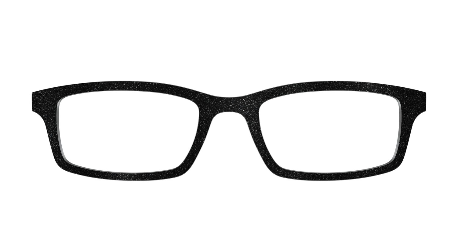 The Black Shimmer - Front Top Image - Pair Eyewear
