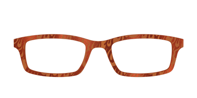 The Blazing Flames Shimmer - Front Top Thumbnail - Pair Eyewear