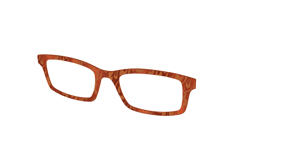 The Blazing Flames Shimmer - Angle Top Image - Pair Eyewear