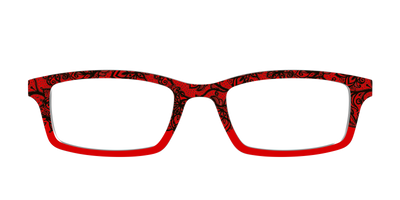 The Blood Red Lace Split - Front Top Thumbnail - Pair Eyewear