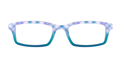 The Bluebell Plaid - Front Top Thumbnail - Pair Eyewear