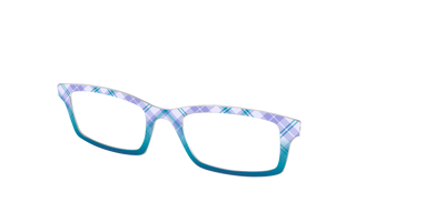 The Bluebell Plaid - Angle Top Thumbnail - Pair Eyewear