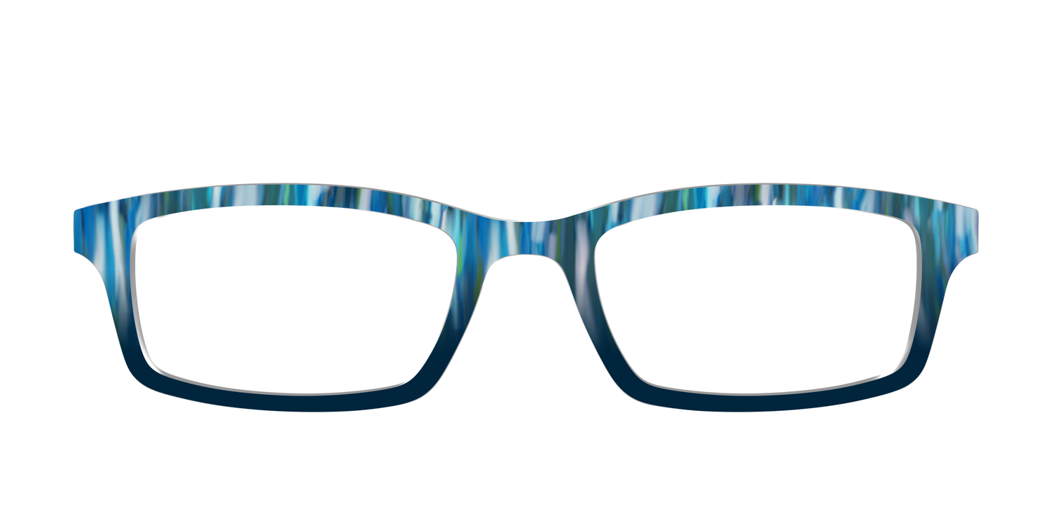 The Blueberry Brushstrokes - Front Top Image - Pair Eyewear