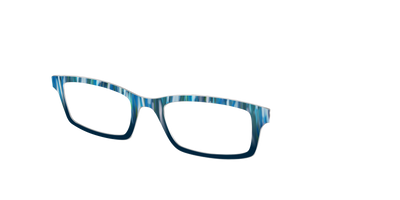 The Blueberry Brushstrokes - Angle Top Thumbnail - Pair Eyewear