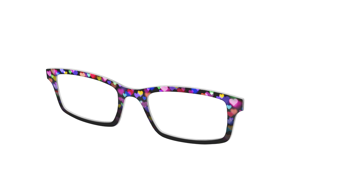 The Bokeh Hearts - Angle Top Image - Pair Eyewear