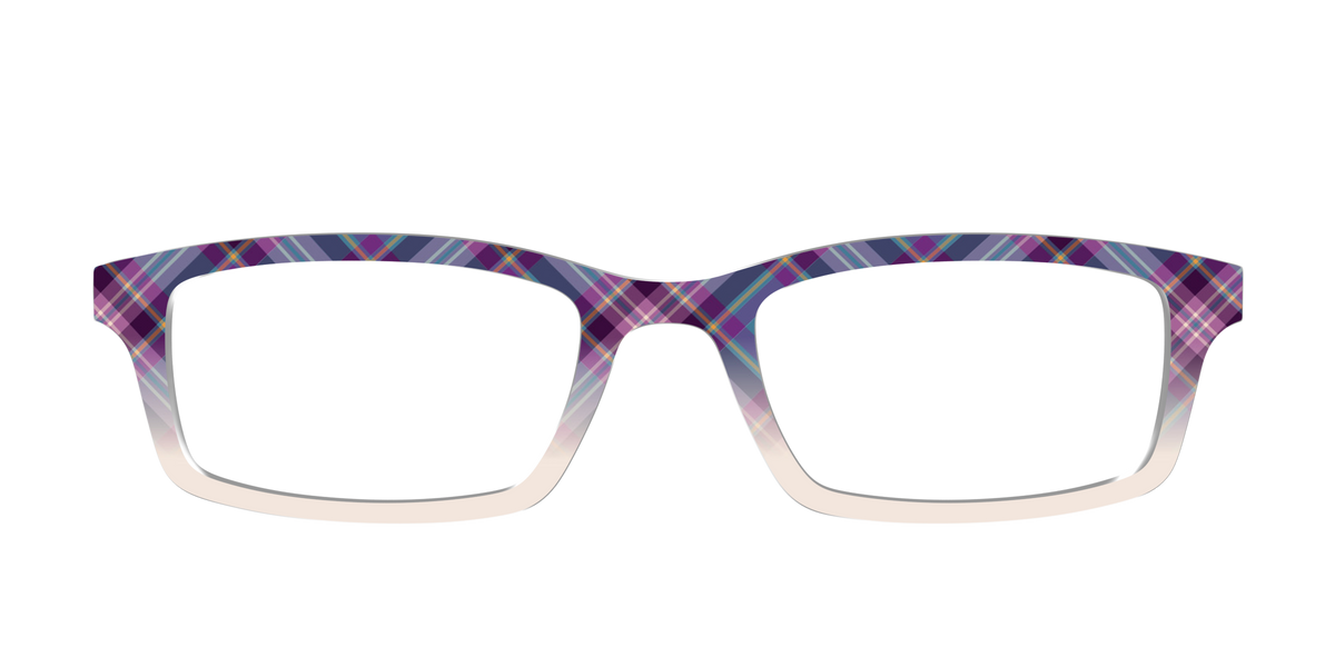 The Bramble Plaid - Front Top Image - Pair Eyewear