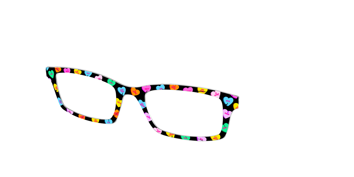 The Broken Candy Hearts - Angle Top Image - Pair Eyewear