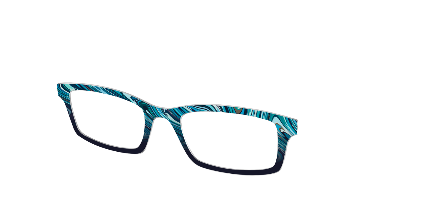The Brookside Marble - Angle Top Image - Pair Eyewear